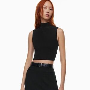 Babaton Sculpt Knit Mockneck Tank